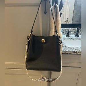 Authentic Coach Charlie Bucket Bag with Anthropologie Strap
